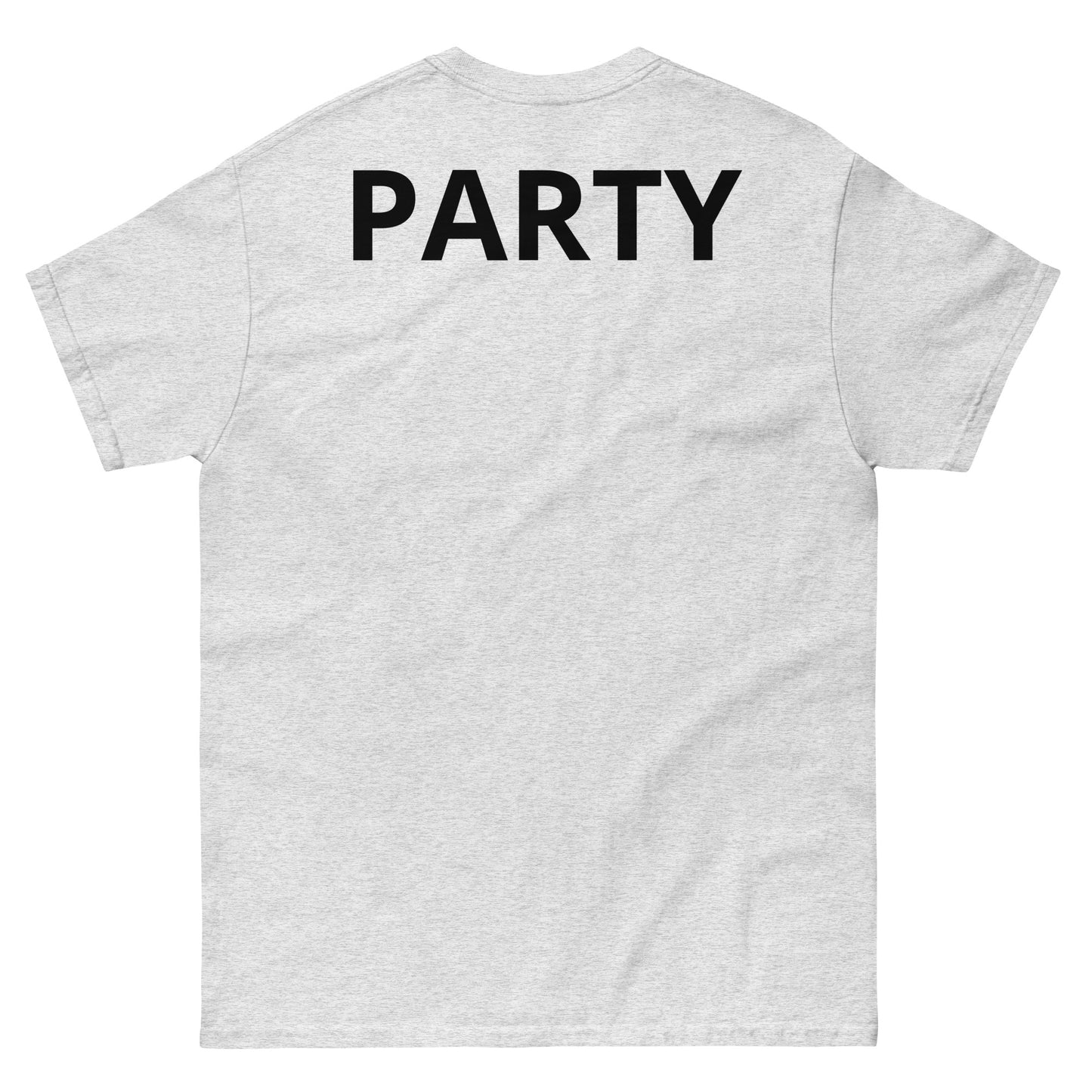"BUSINESS at the front, PARTY at the back BL" Men's classic tee
