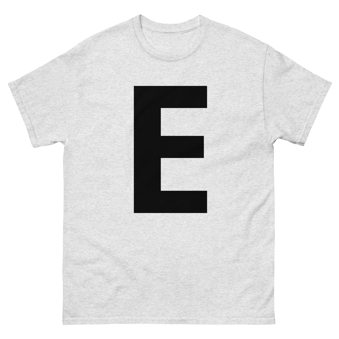 "E letter BL" Men's classic tee