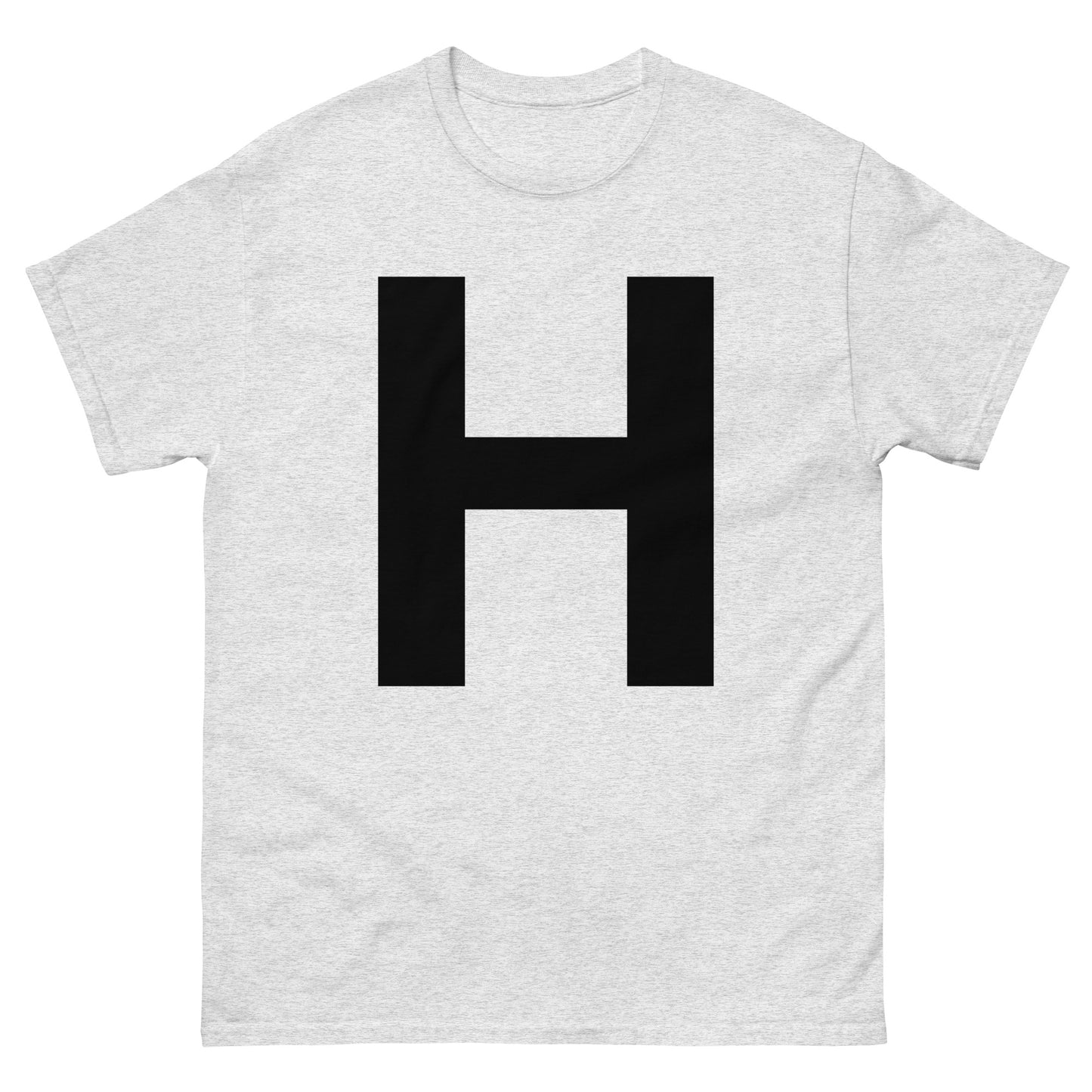 "H letter BL" Men's classic tee