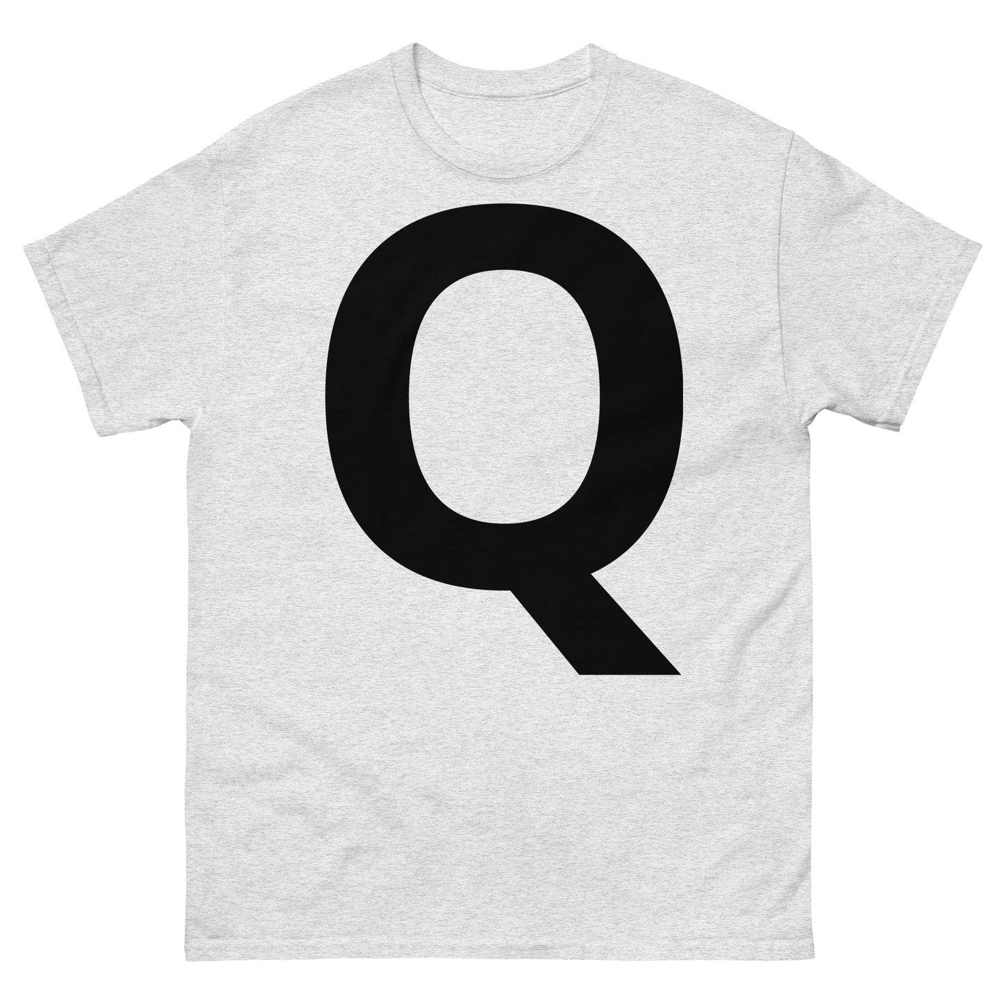"Q letter BL" Men's classic tee