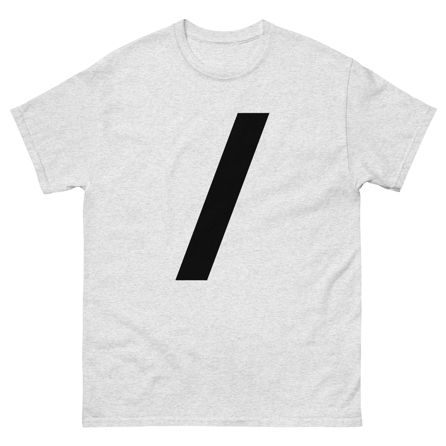 "Forward slash symbol BL" Men's classic tee