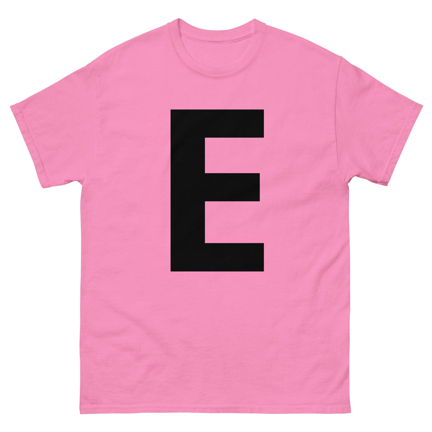 "E letter BL" Men's classic tee