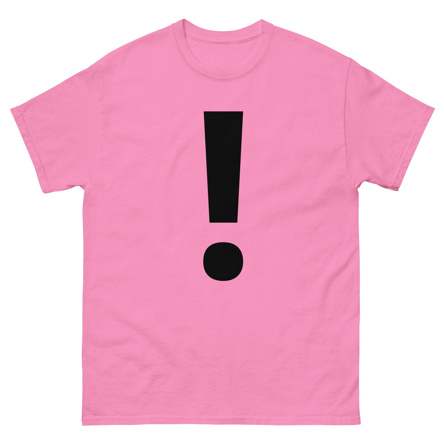 "Exclamation symbol BL" Men's classic tee