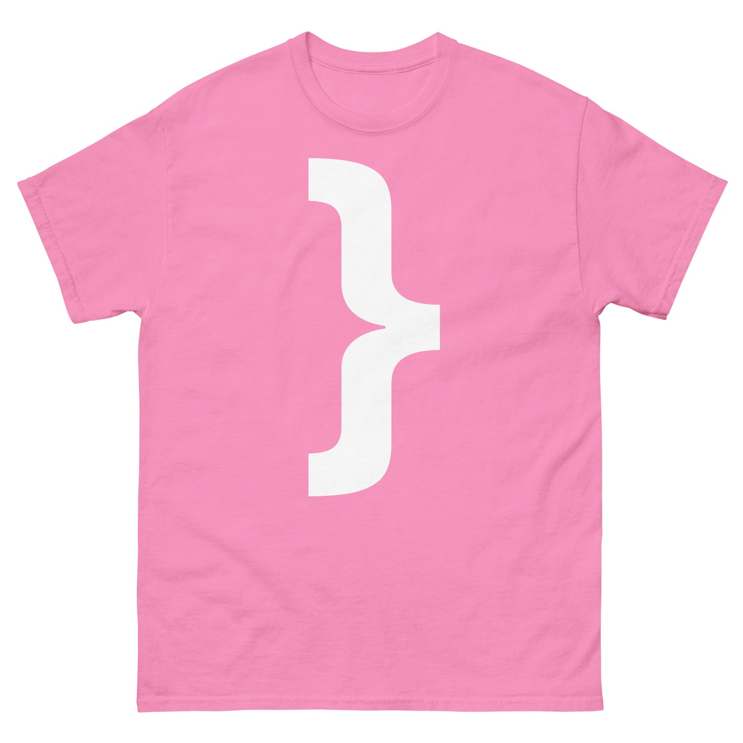 "Right curly brace symbol WL" Men's classic tee