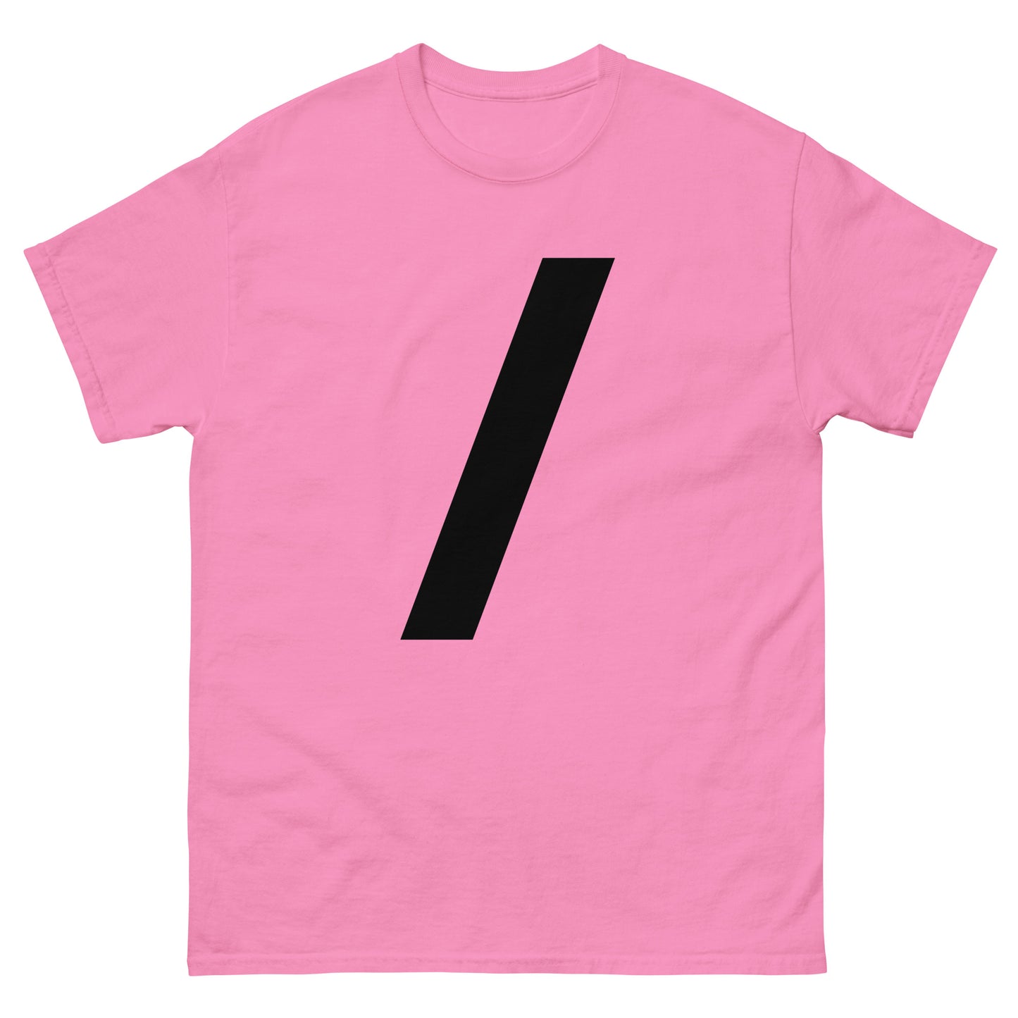 "Forward slash symbol BL" Men's classic tee