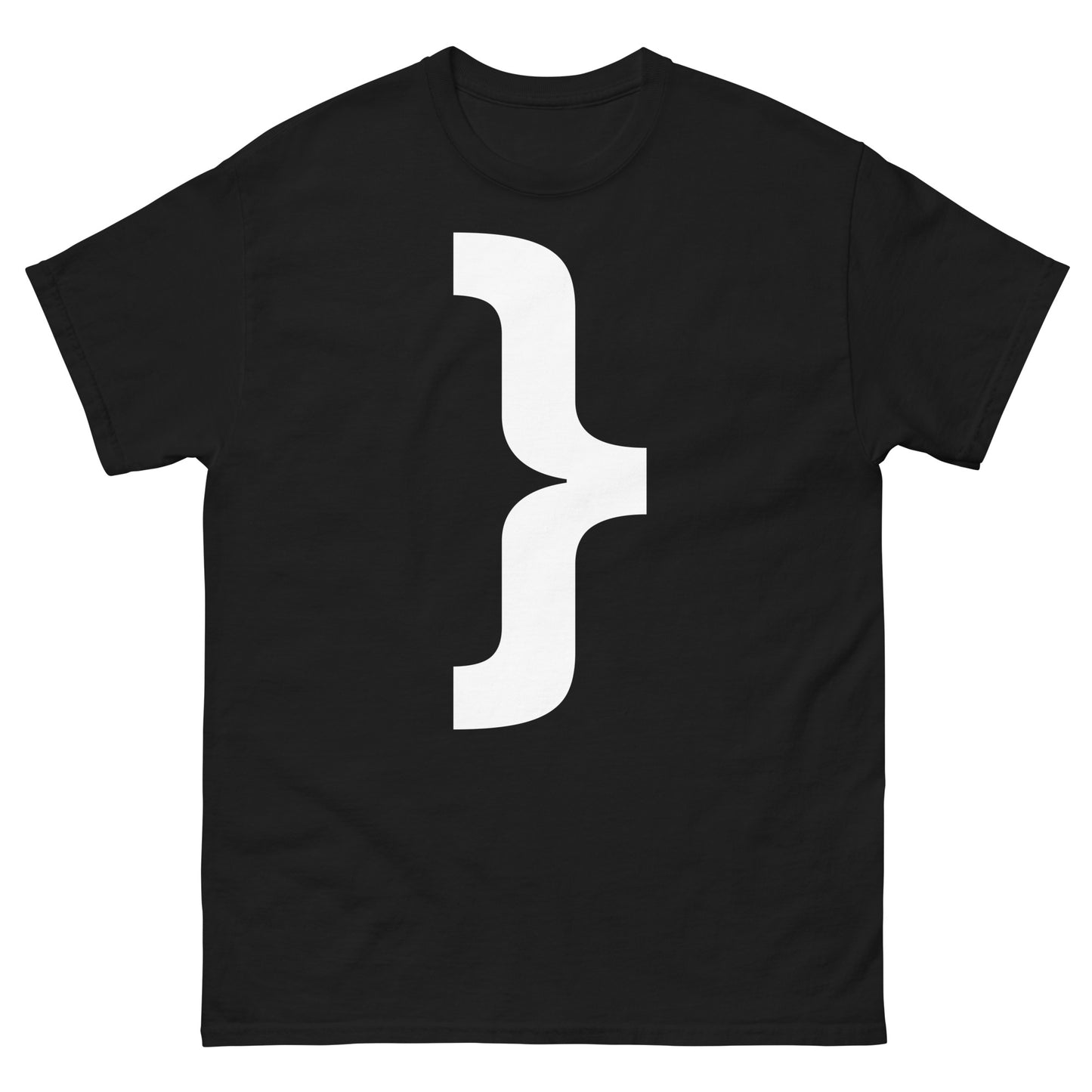 "Right curly brace symbol WL" Men's classic tee