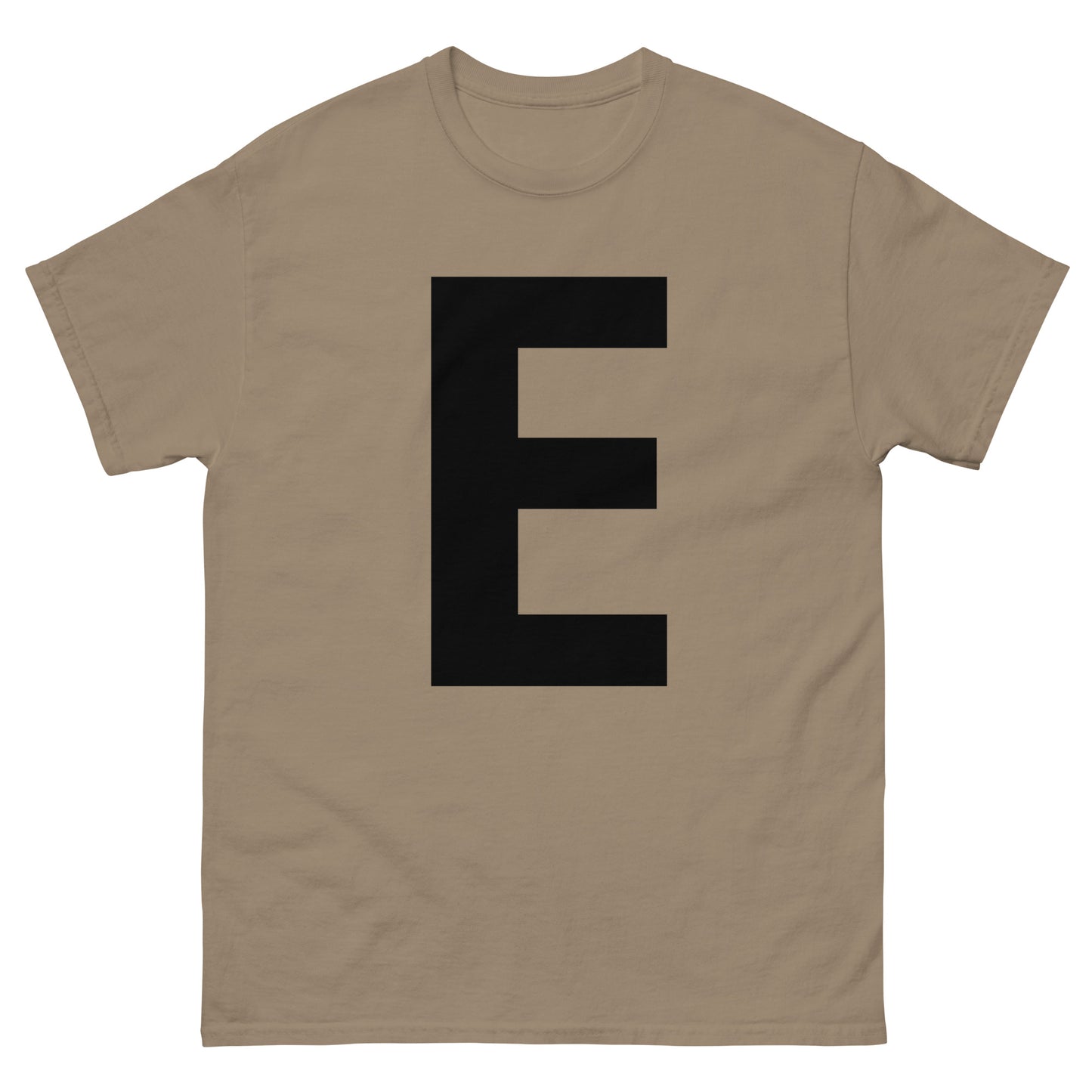 "E letter BL" Men's classic tee