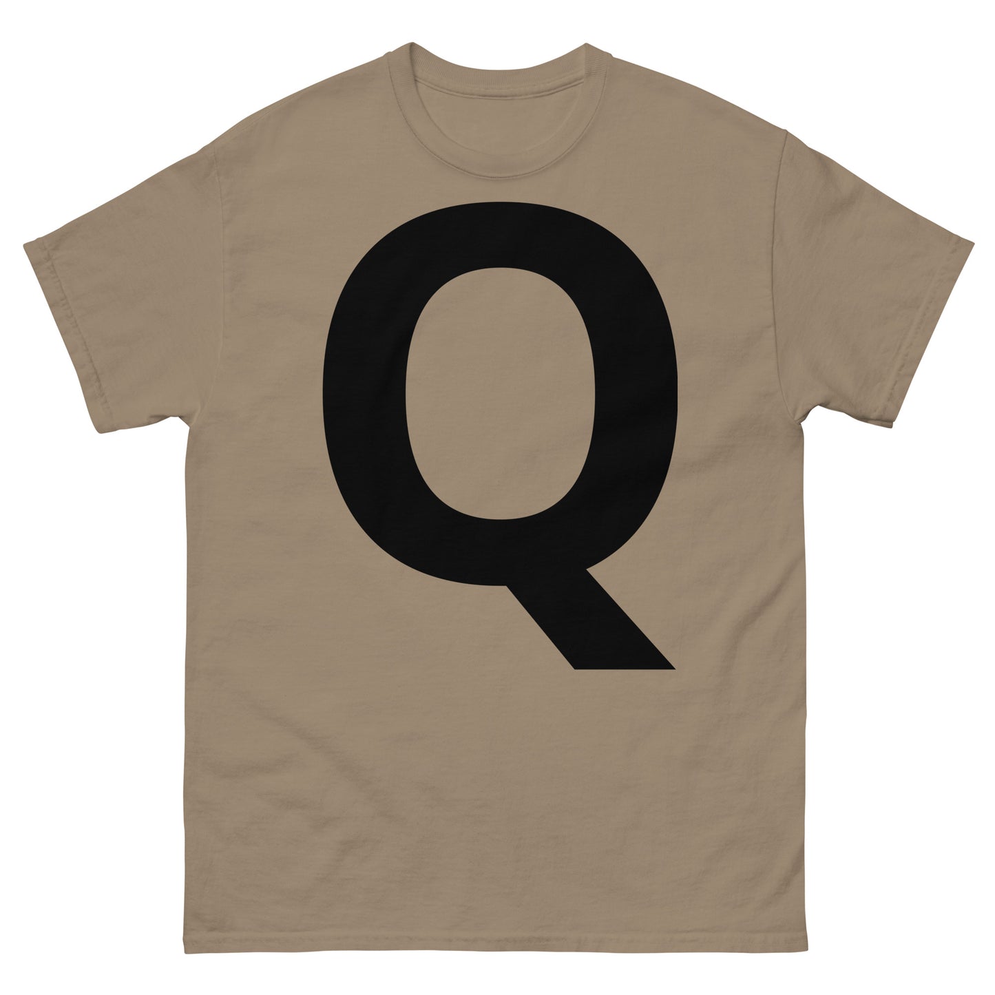 "Q letter BL" Men's classic tee