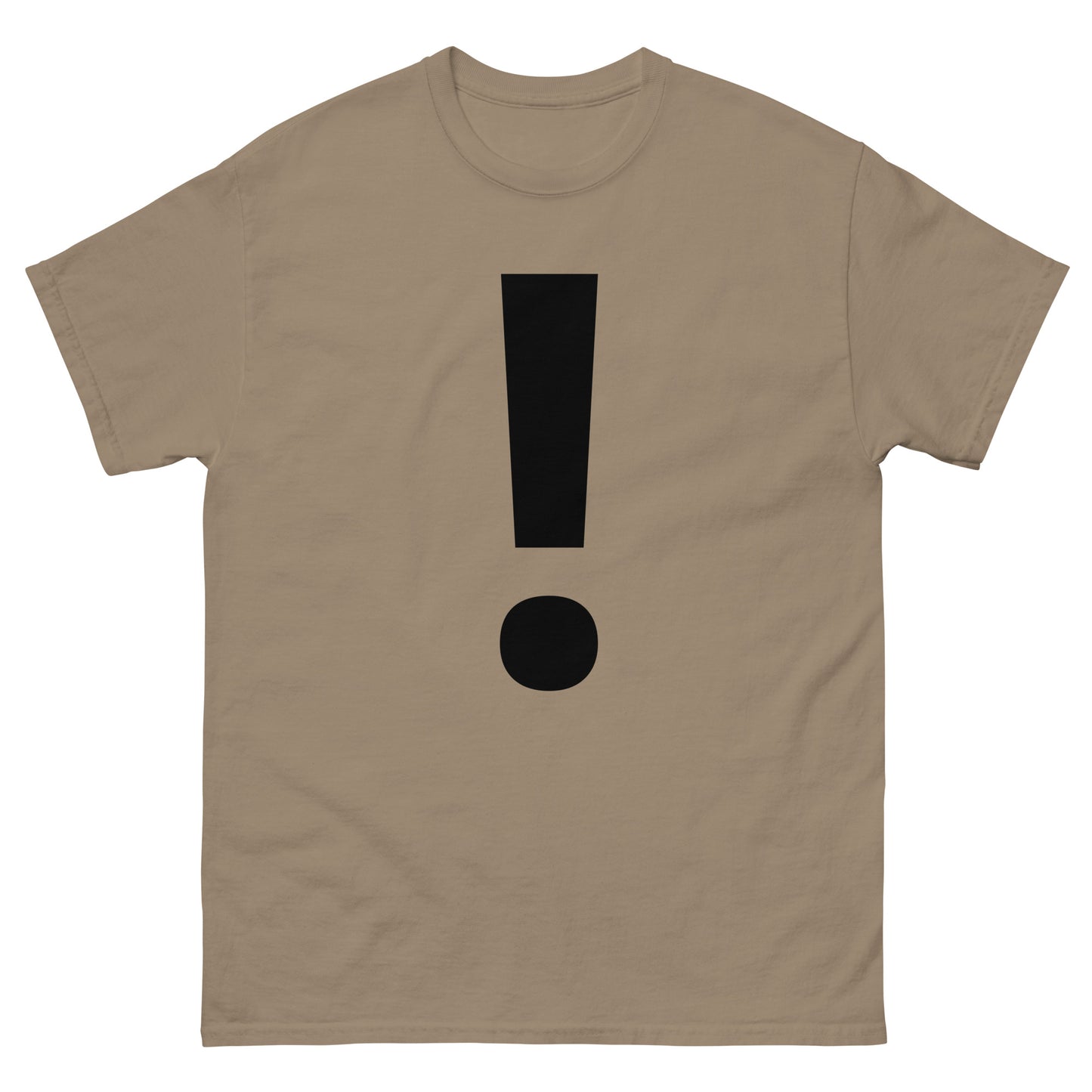 "Exclamation symbol BL" Men's classic tee