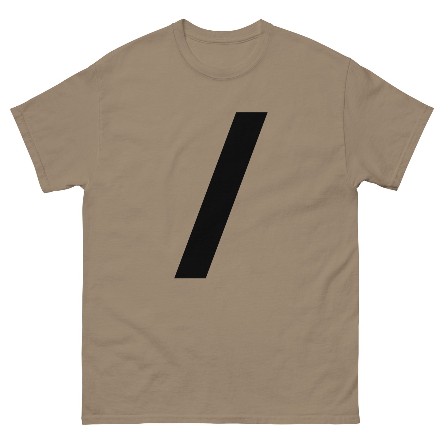 "Forward slash symbol BL" Men's classic tee