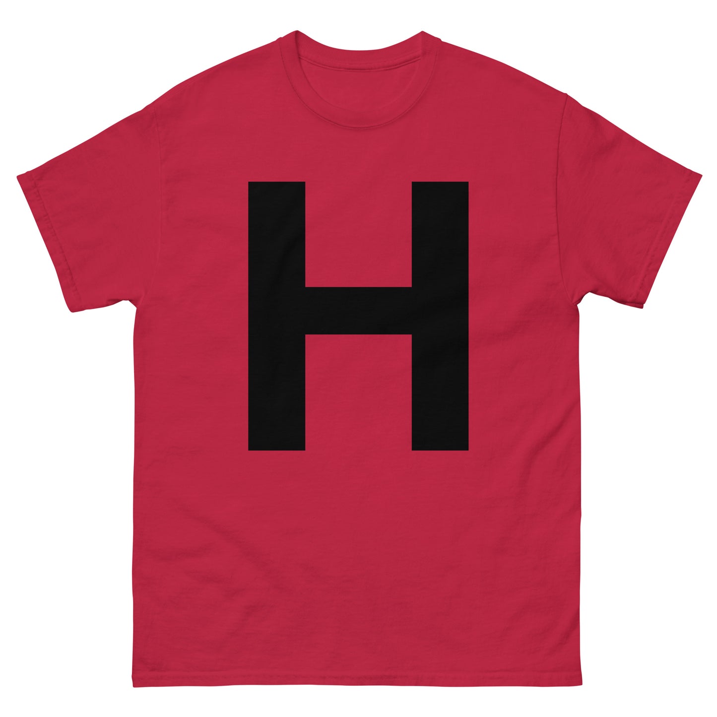 "H letter BL" Men's classic tee