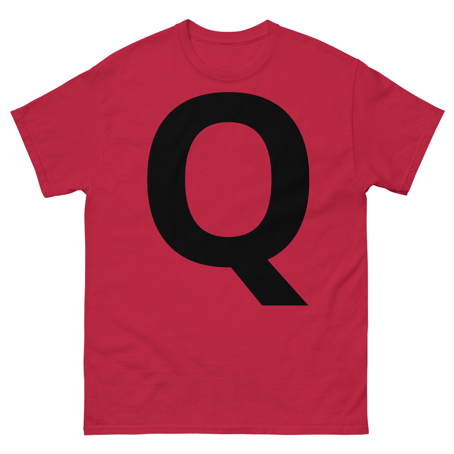 "Q letter BL" Men's classic tee