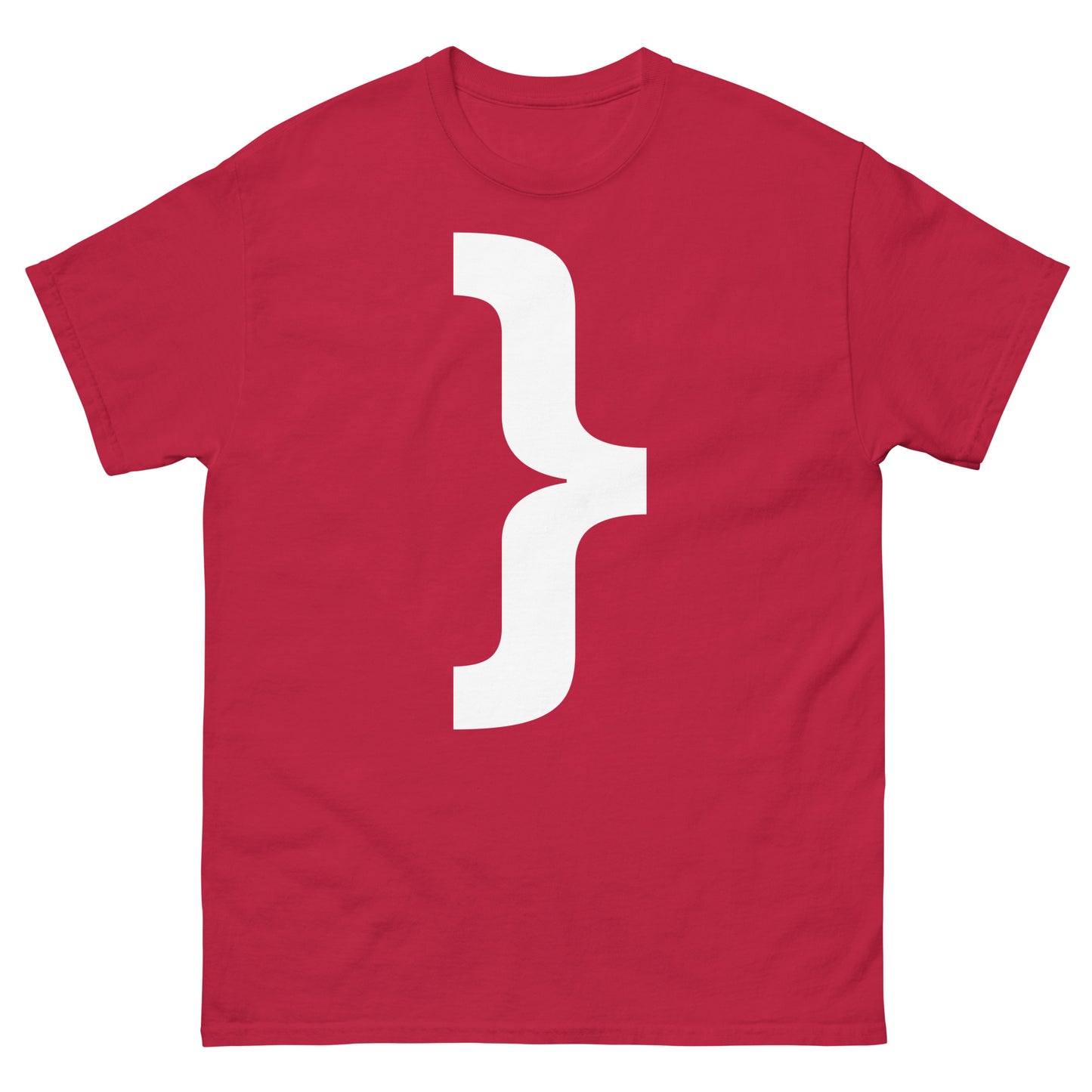 "Right curly brace symbol WL" Men's classic tee