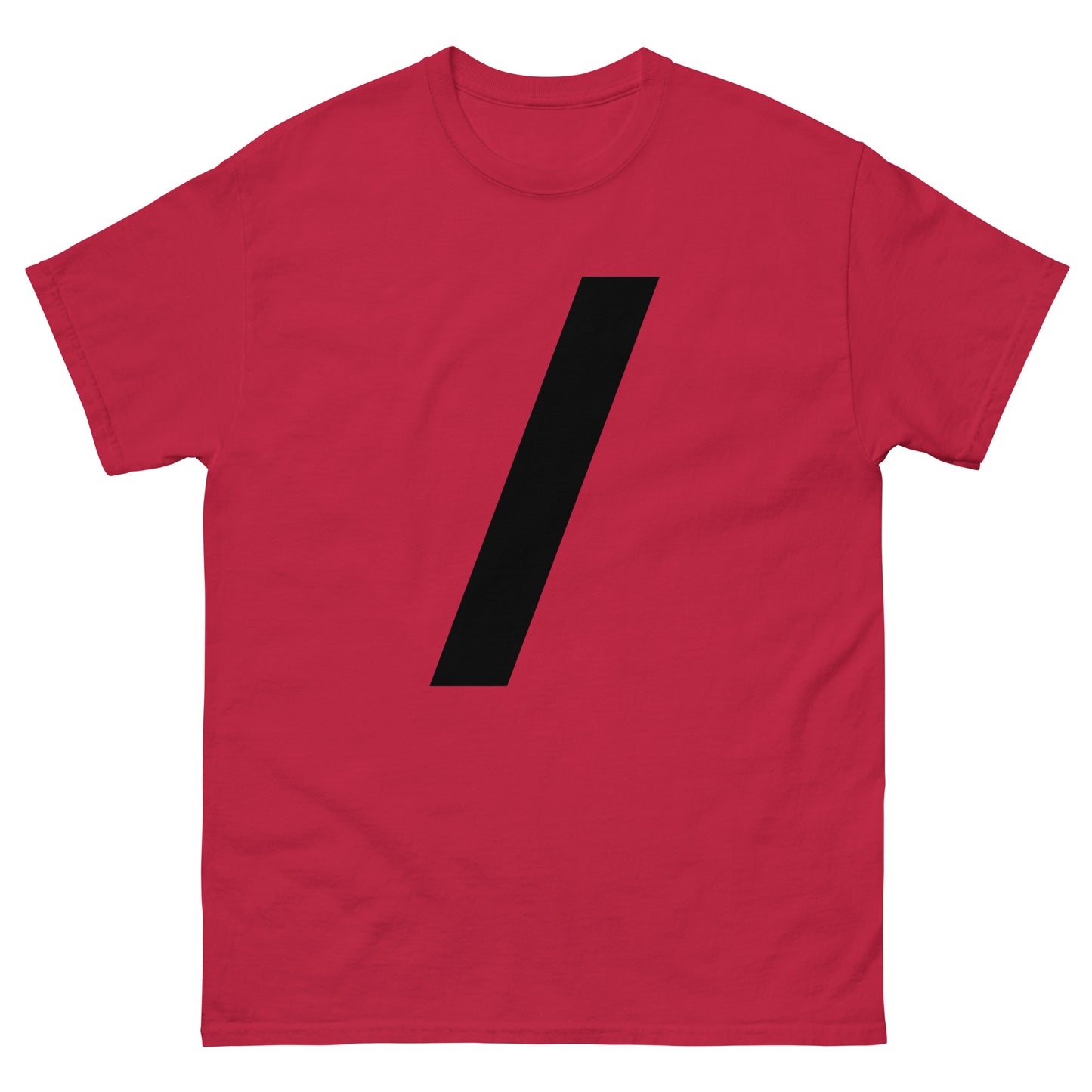 "Forward slash symbol BL" Men's classic tee