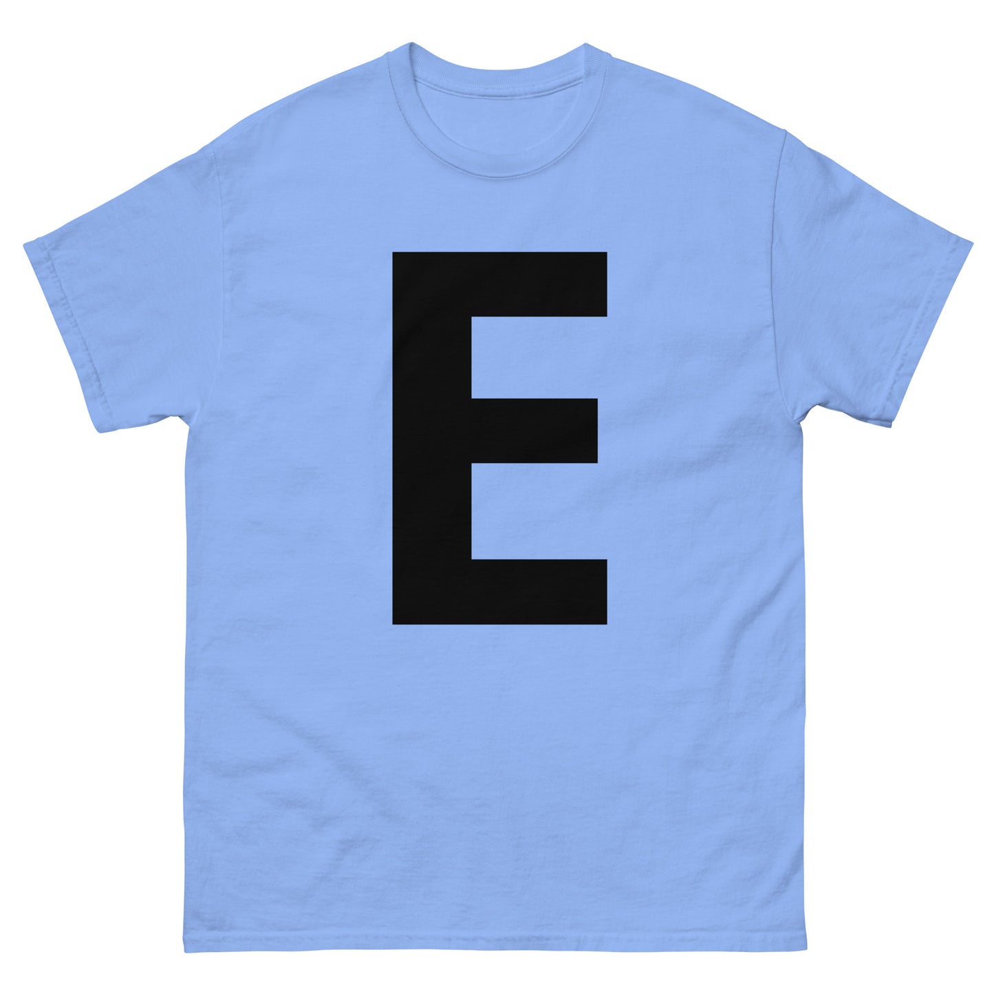 "E letter BL" Men's classic tee