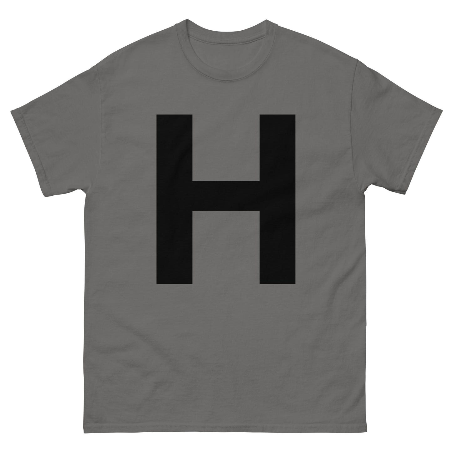 "H letter BL" Men's classic tee