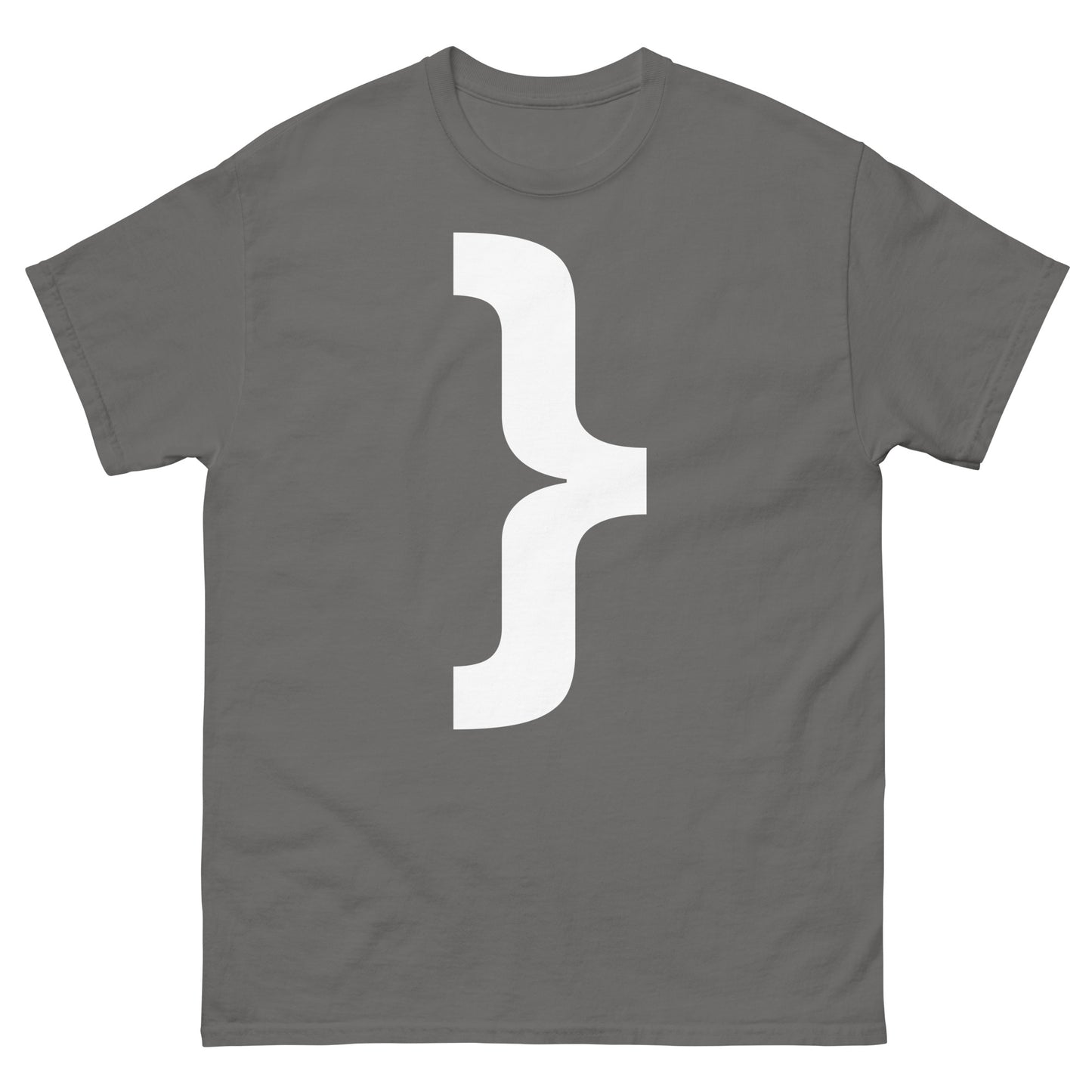 "Right curly brace symbol WL" Men's classic tee