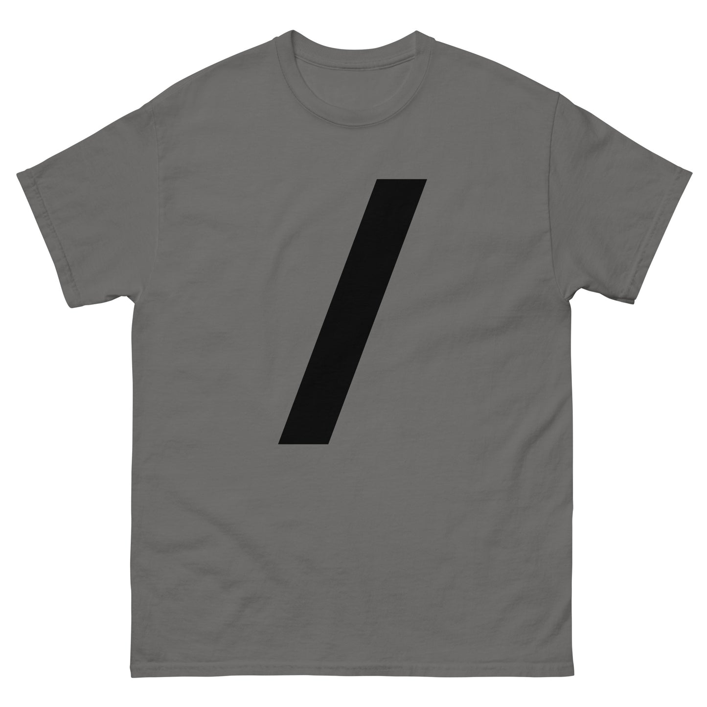 "Forward slash symbol BL" Men's classic tee