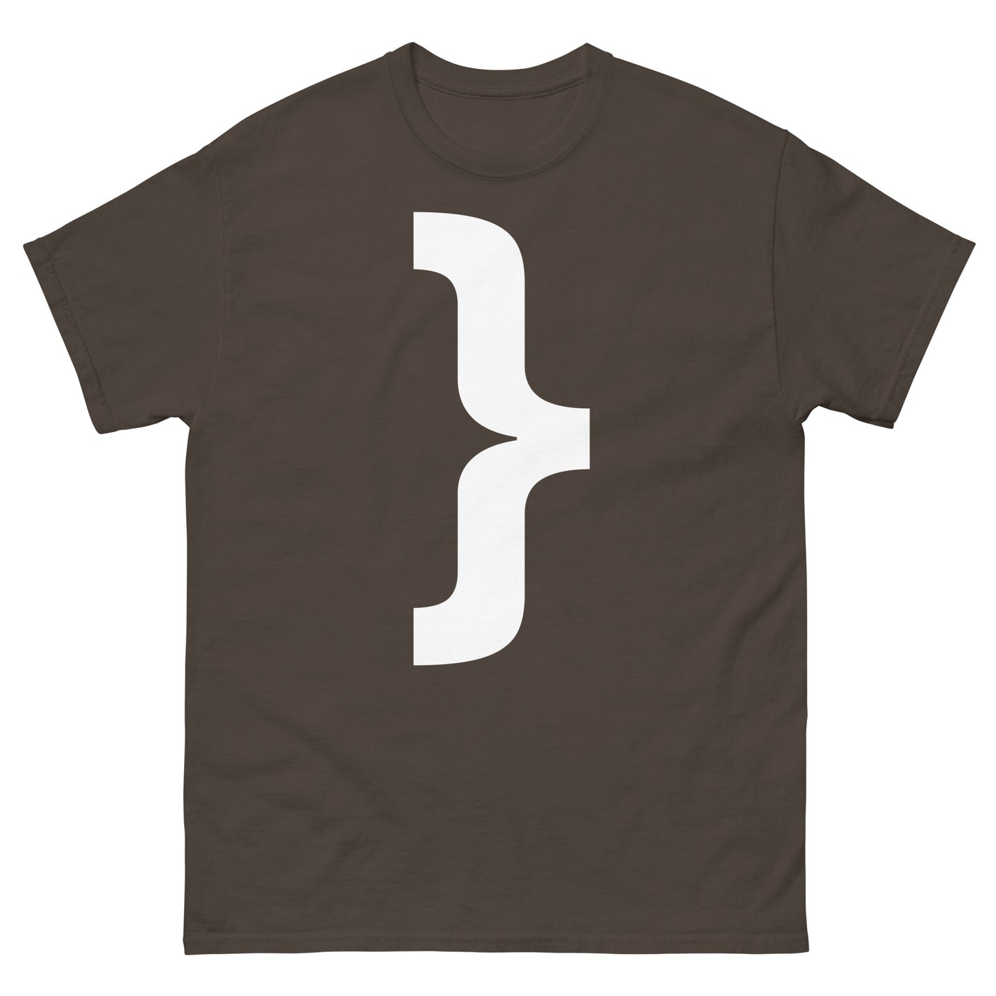 "Right curly brace symbol WL" Men's classic tee