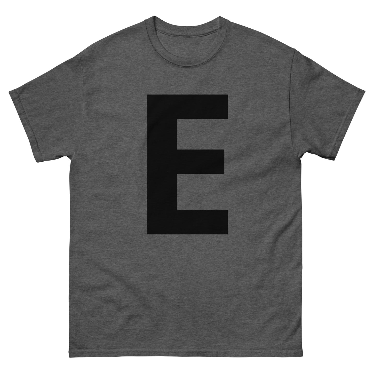"E letter BL" Men's classic tee