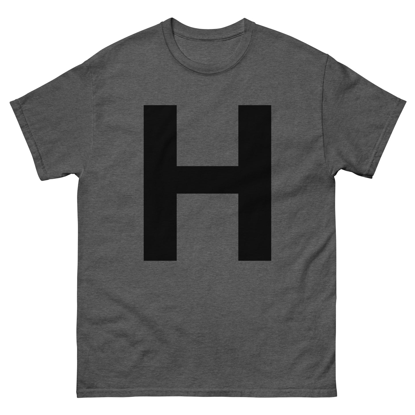 "H letter BL" Men's classic tee