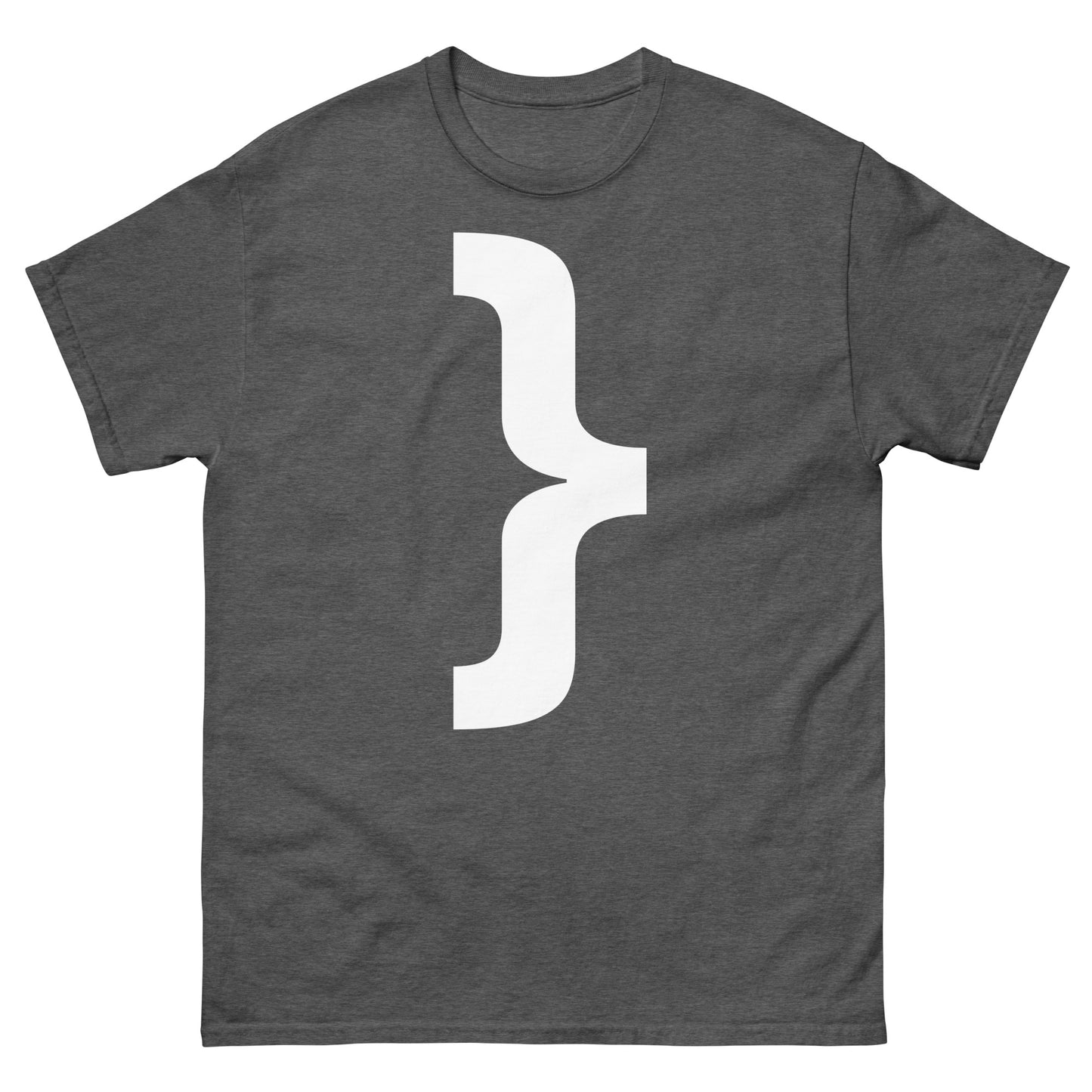 "Right curly brace symbol WL" Men's classic tee