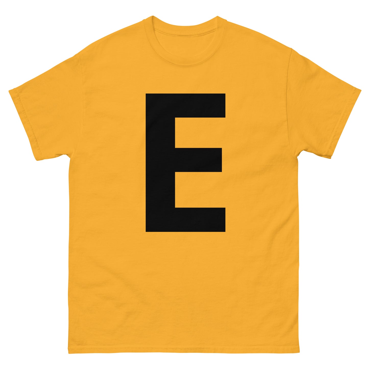 "E letter BL" Men's classic tee