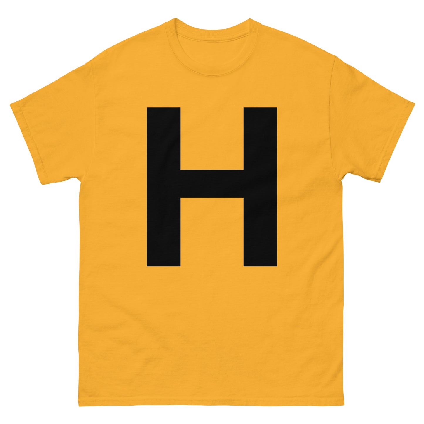 "H letter BL" Men's classic tee