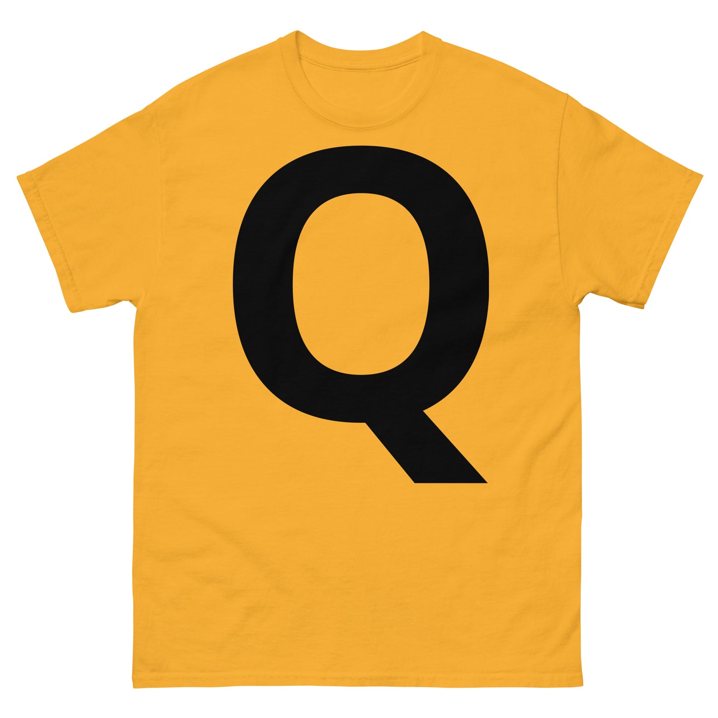 "Q letter BL" Men's classic tee