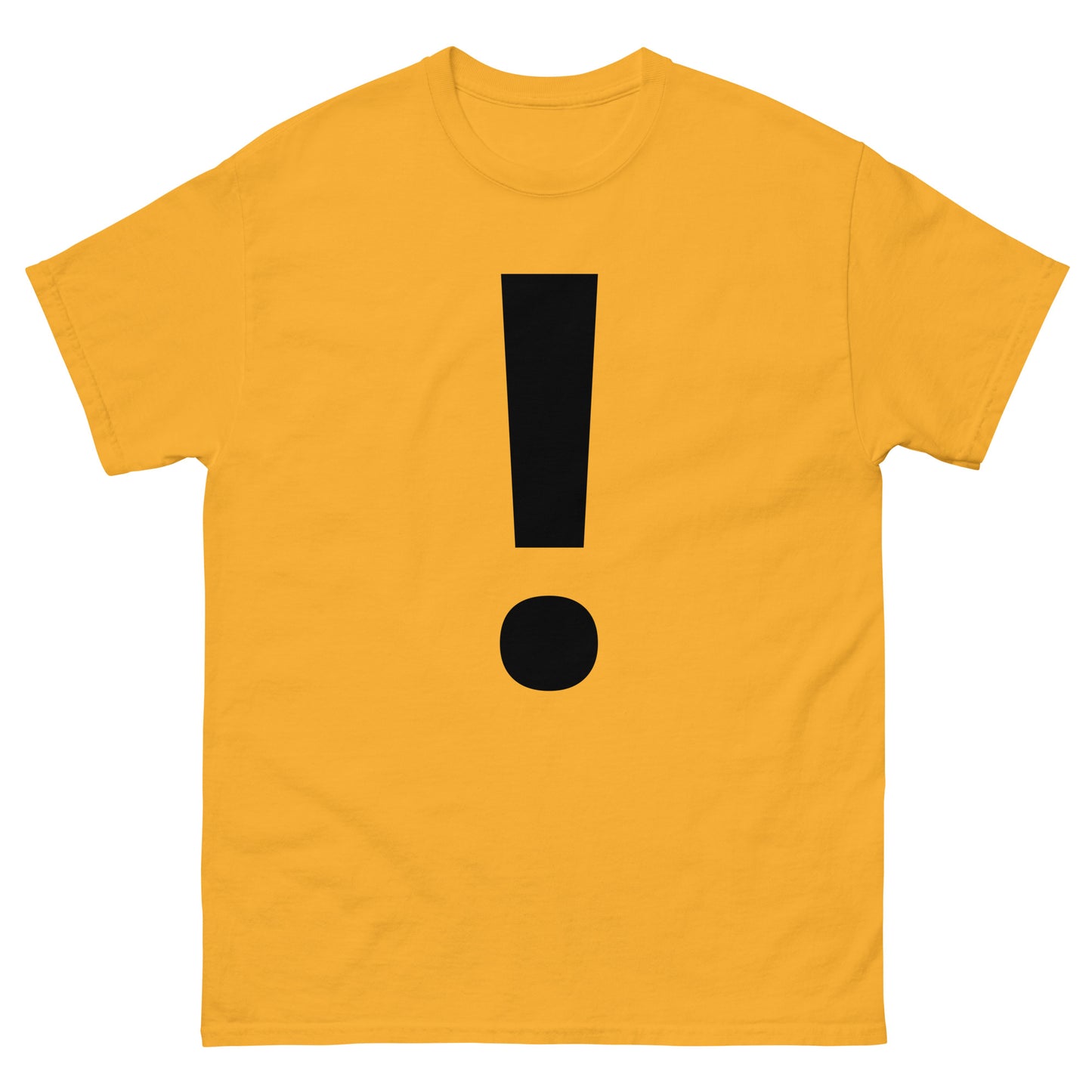 "Exclamation symbol BL" Men's classic tee