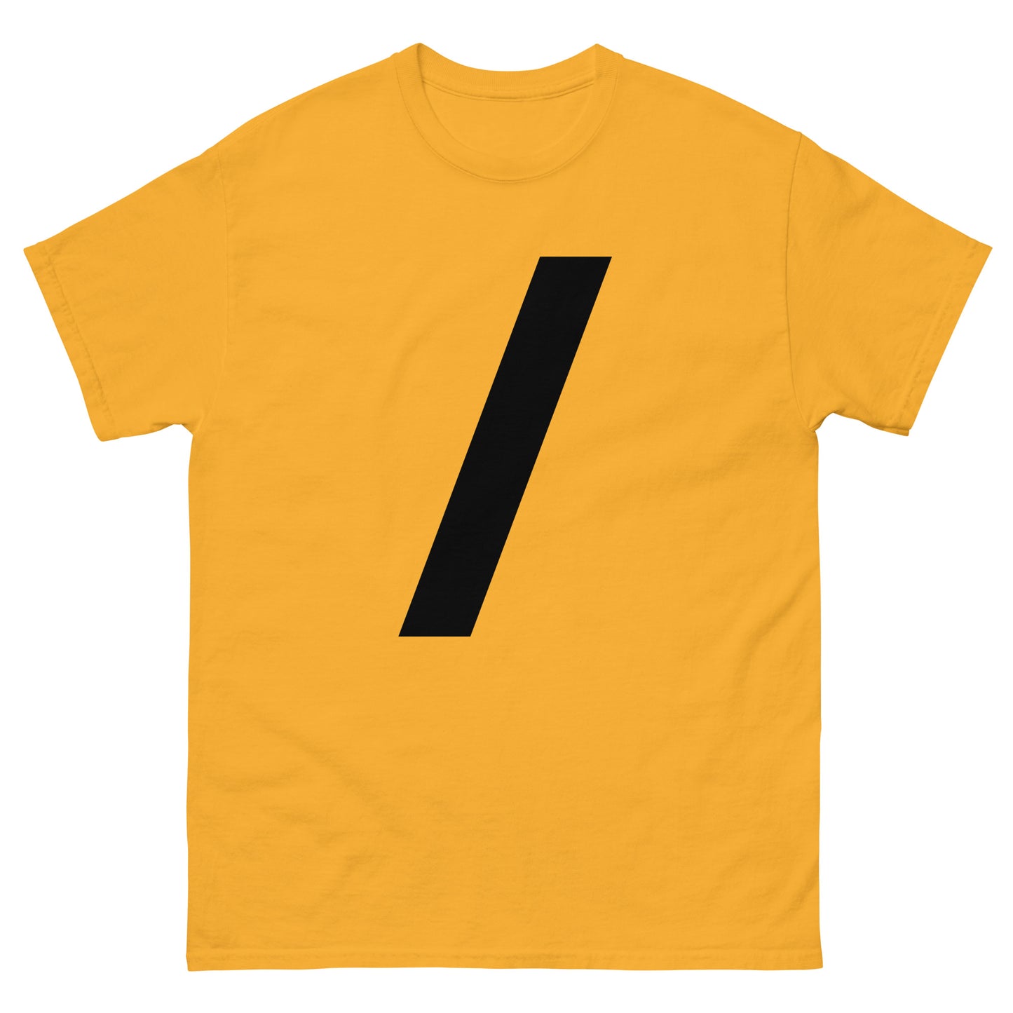 "Forward slash symbol BL" Men's classic tee