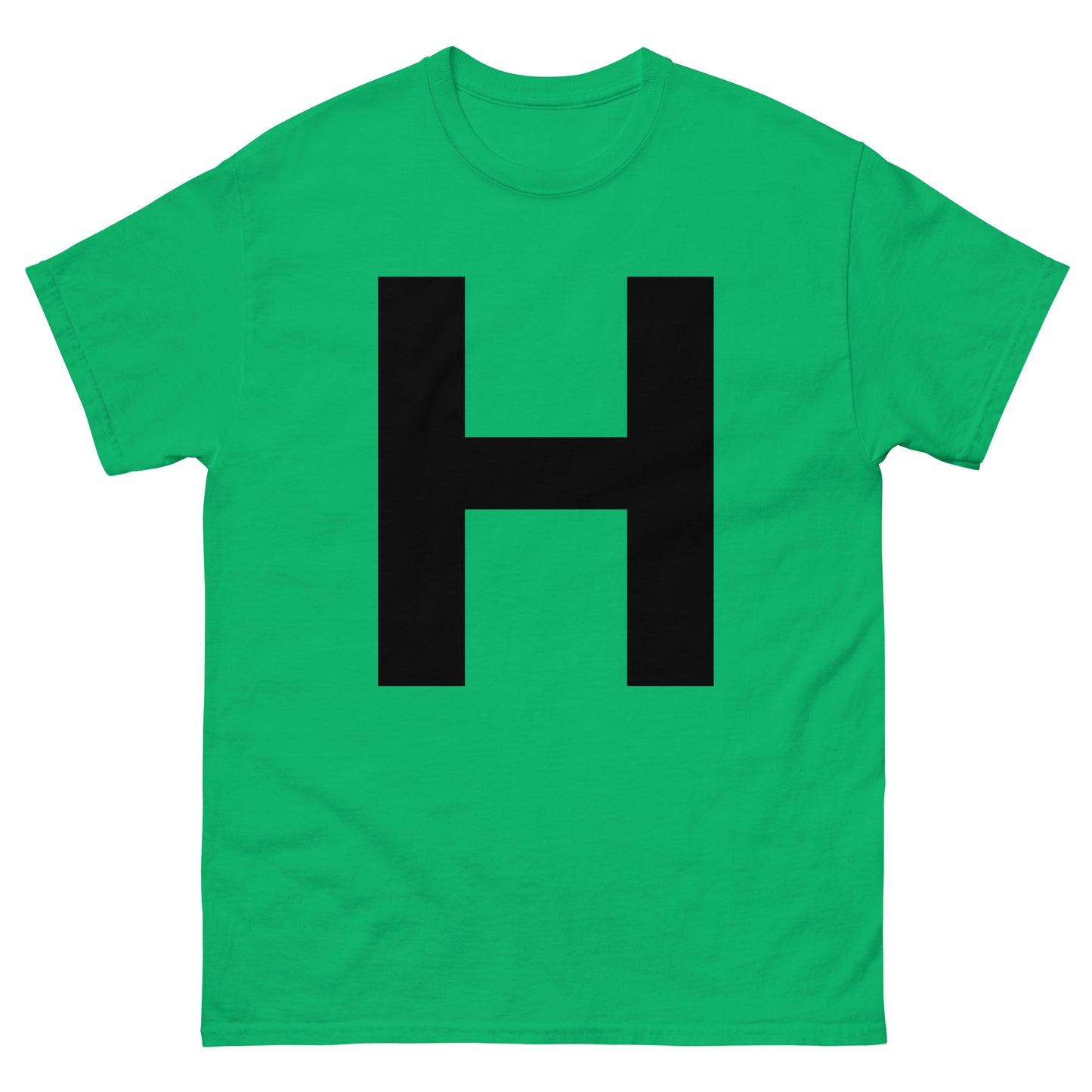 "H letter BL" Men's classic tee