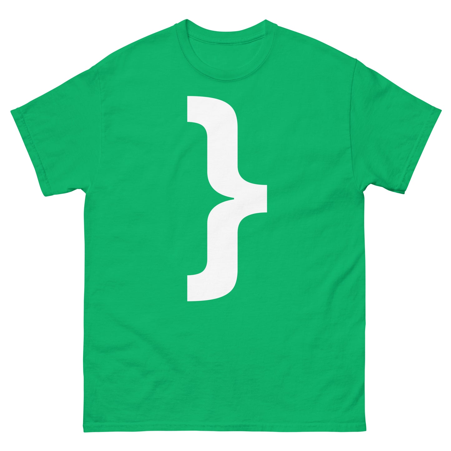 "Right curly brace symbol WL" Men's classic tee