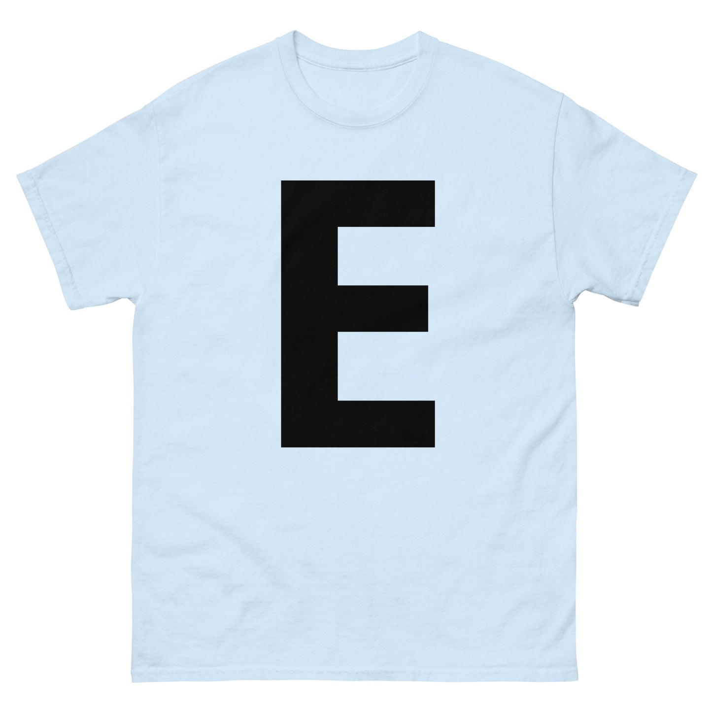 "E letter BL" Men's classic tee