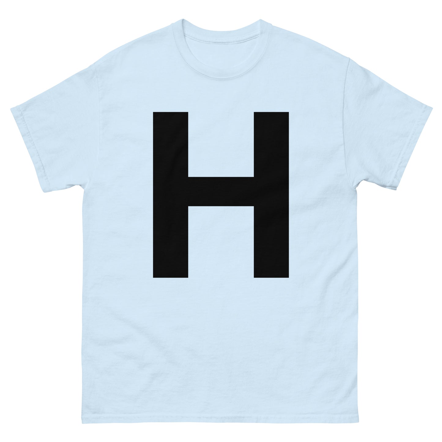 "H letter BL" Men's classic tee