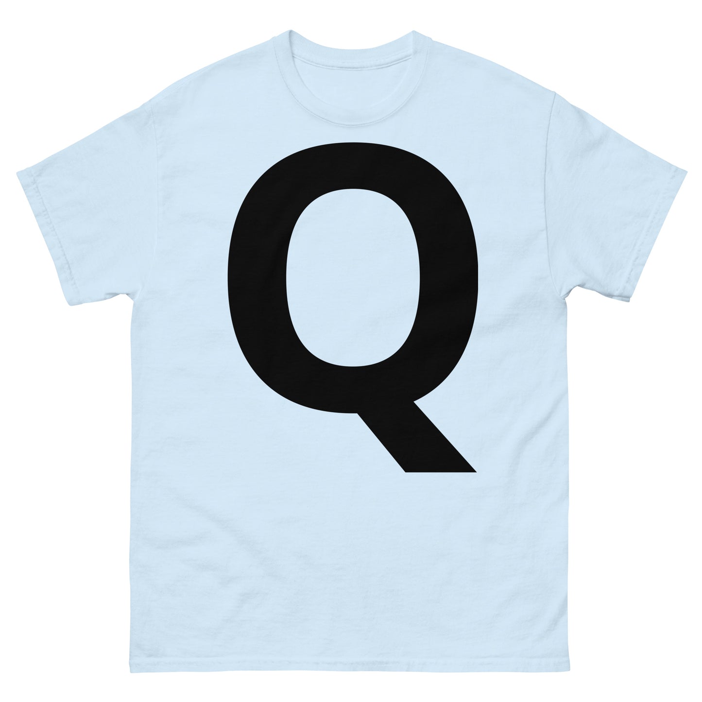 "Q letter BL" Men's classic tee