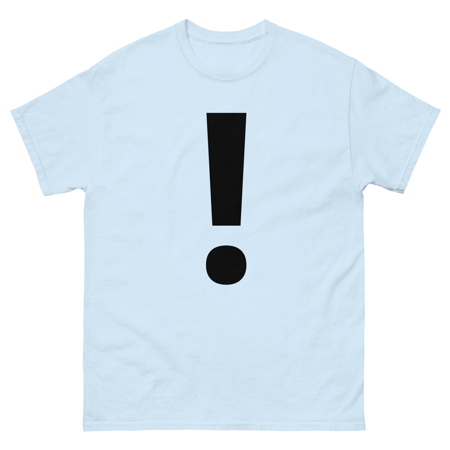 "Exclamation symbol BL" Men's classic tee