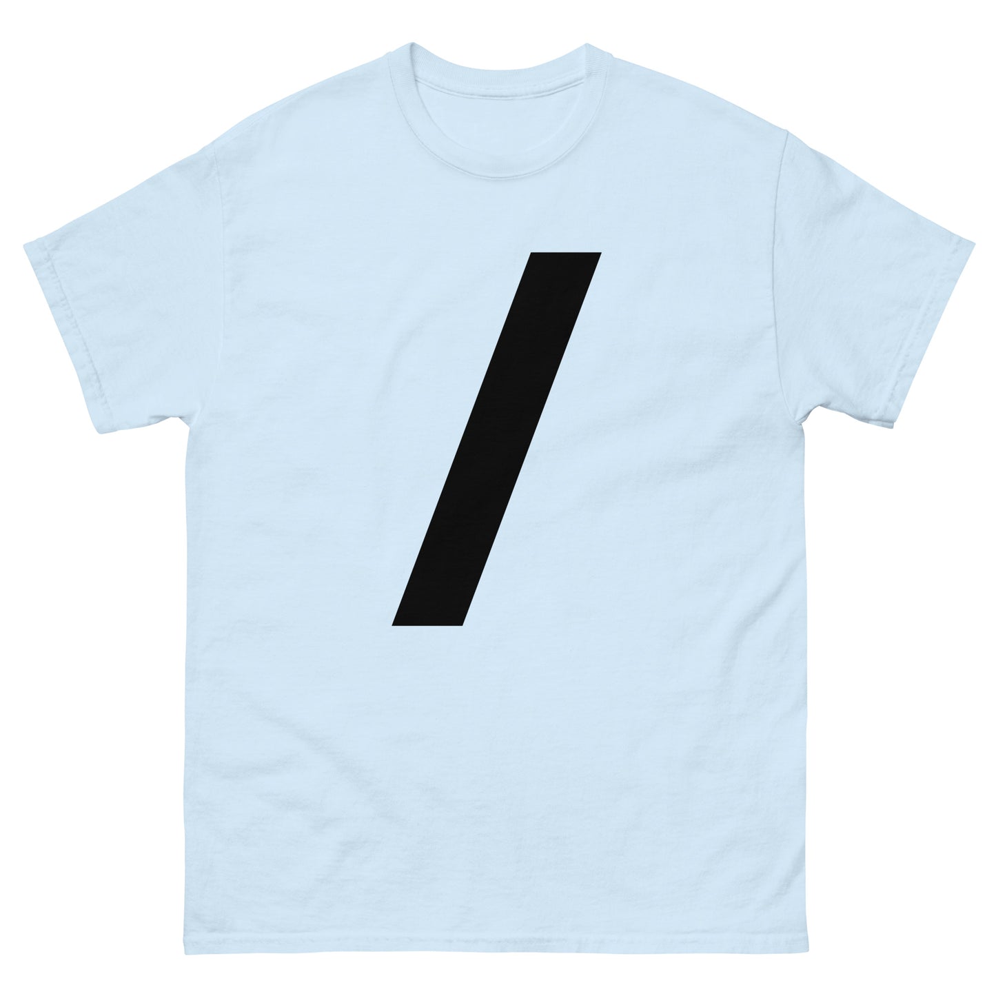 "Forward slash symbol BL" Men's classic tee