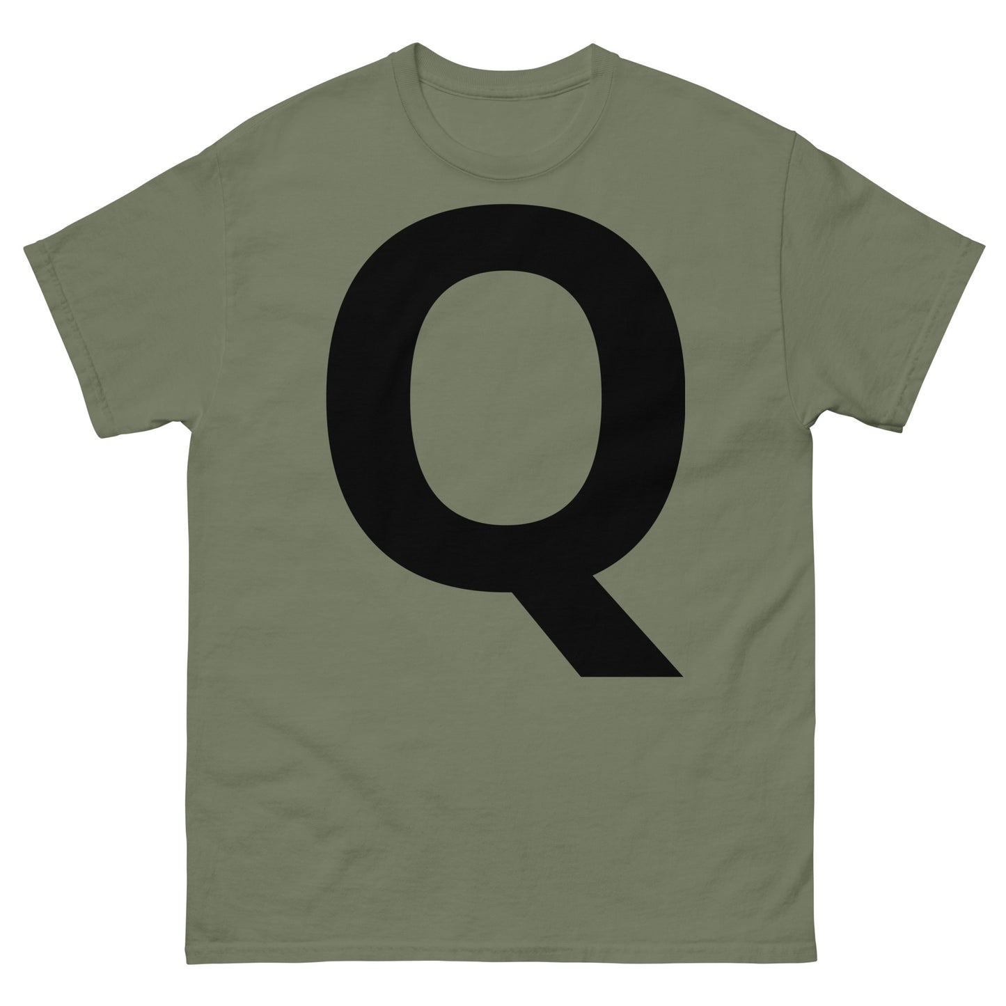 "Q letter BL" Men's classic tee