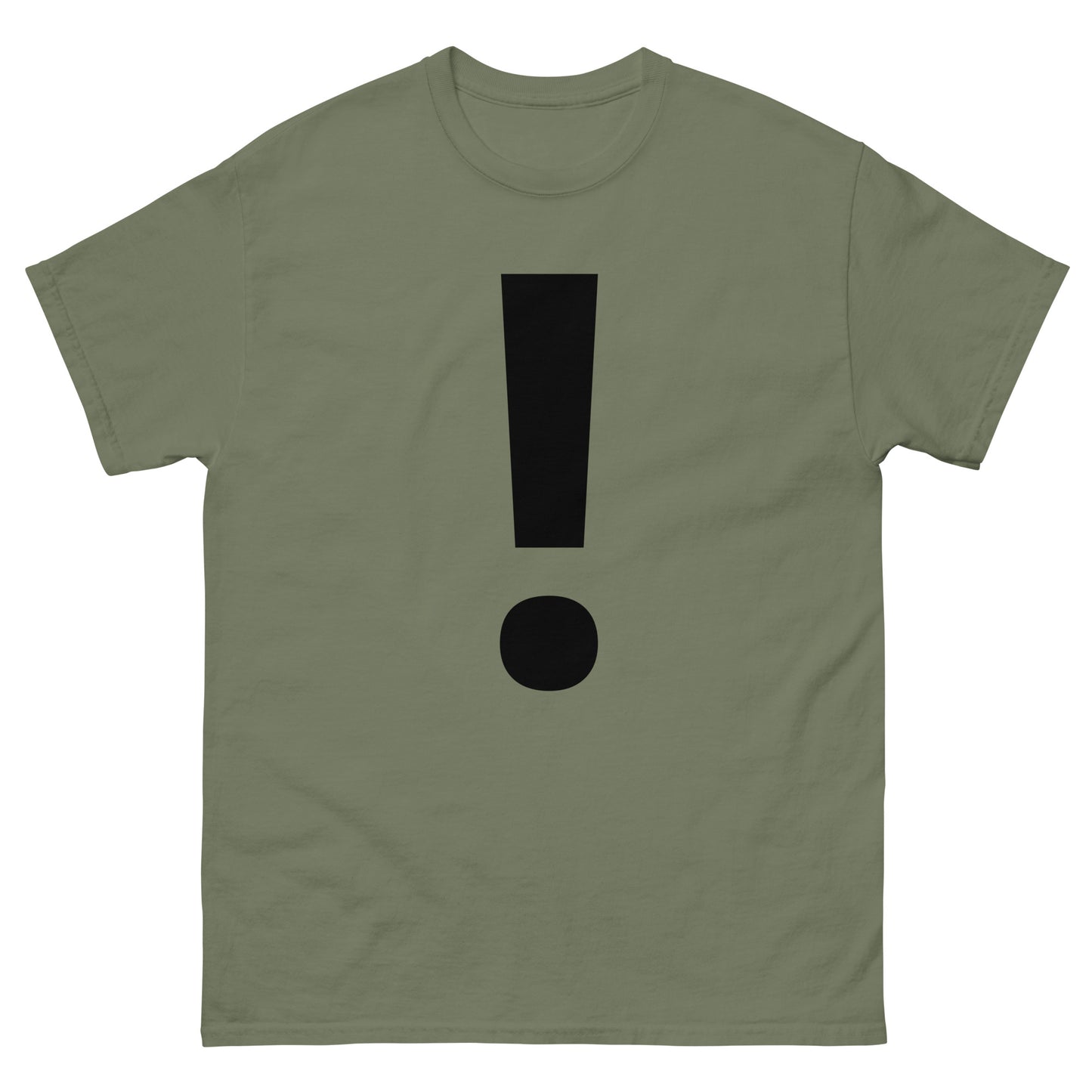 "Exclamation symbol BL" Men's classic tee