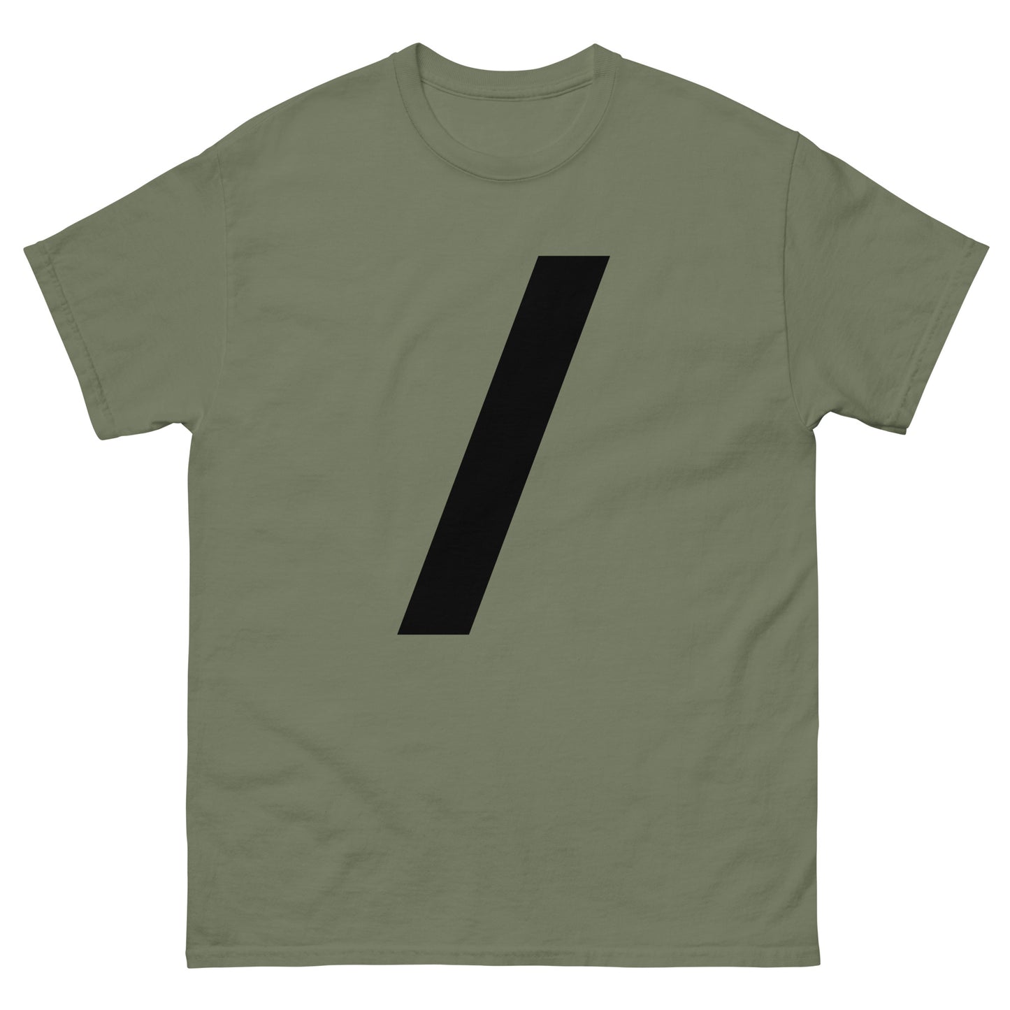 "Forward slash symbol BL" Men's classic tee
