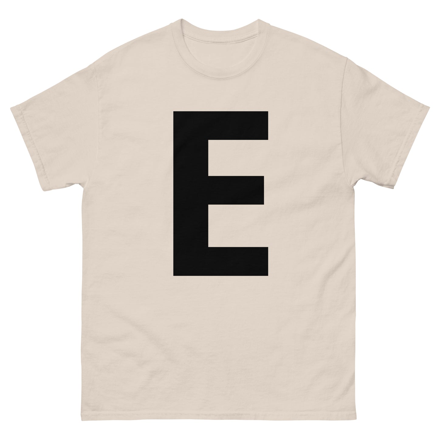 "E letter BL" Men's classic tee