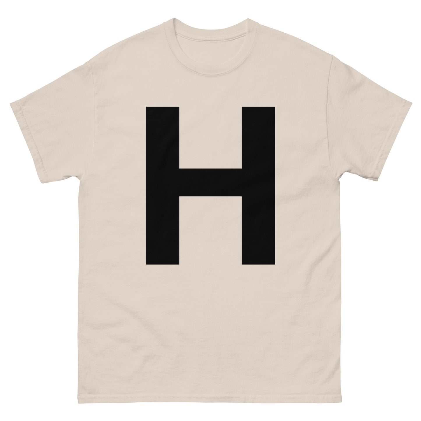 "H letter BL" Men's classic tee