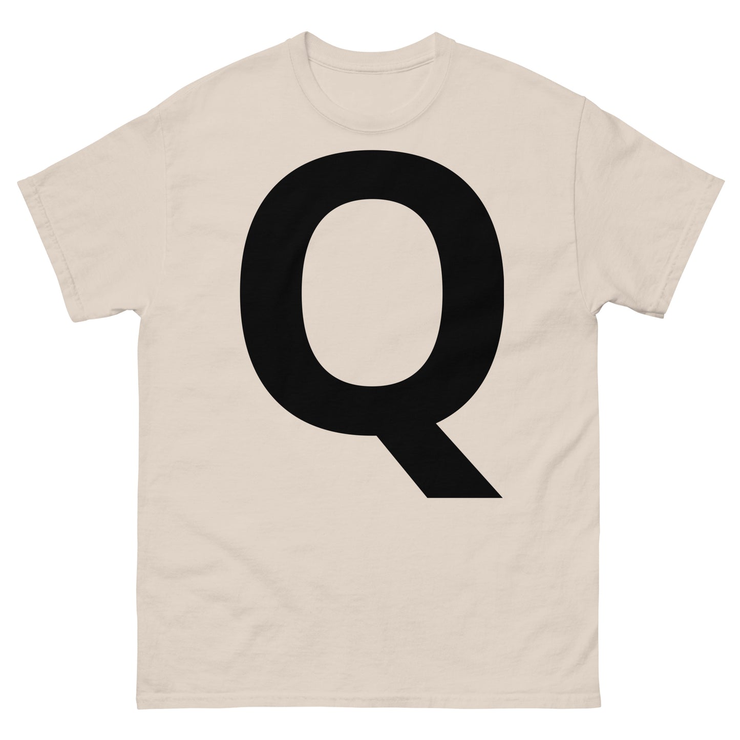 "Q letter BL" Men's classic tee