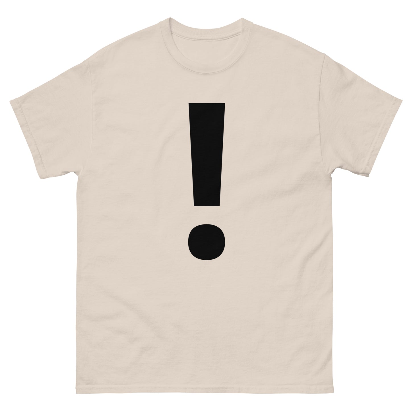"Exclamation symbol BL" Men's classic tee