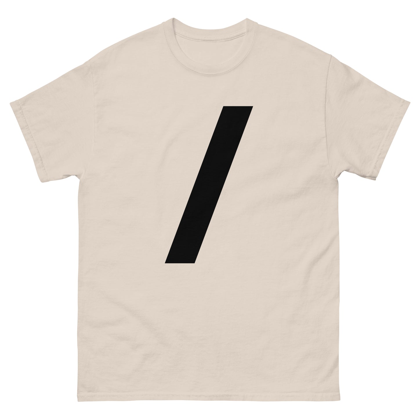 "Forward slash symbol BL" Men's classic tee