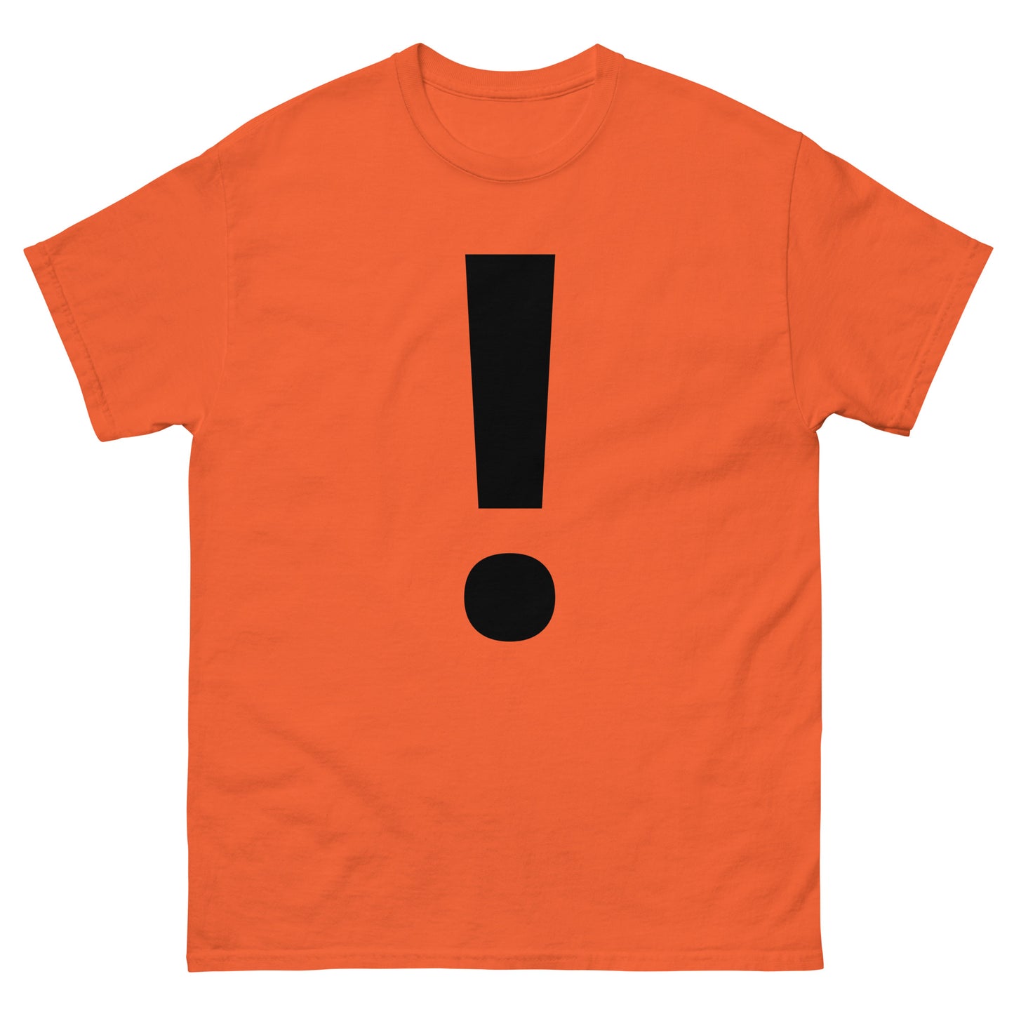 "Exclamation symbol BL" Men's classic tee