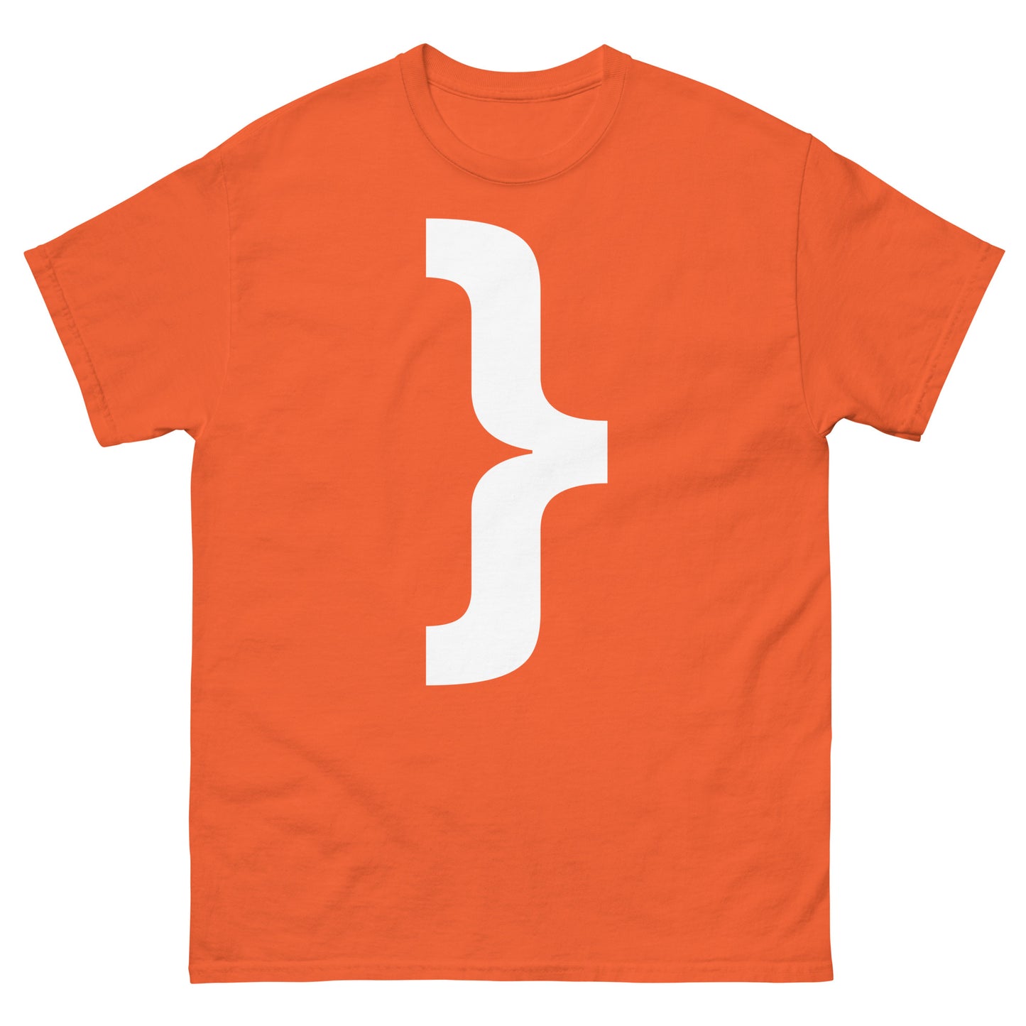 "Right curly brace symbol WL" Men's classic tee