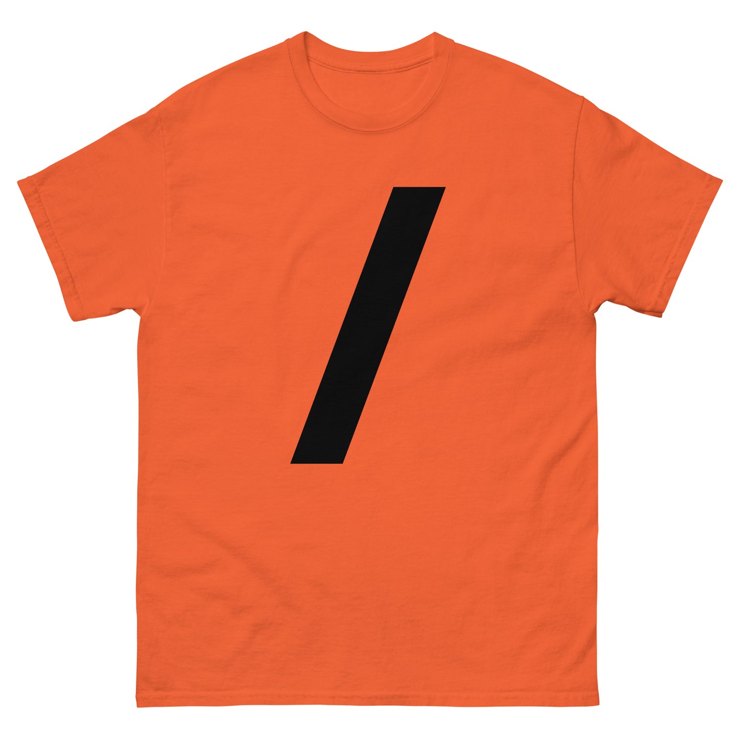 "Forward slash symbol BL" Men's classic tee