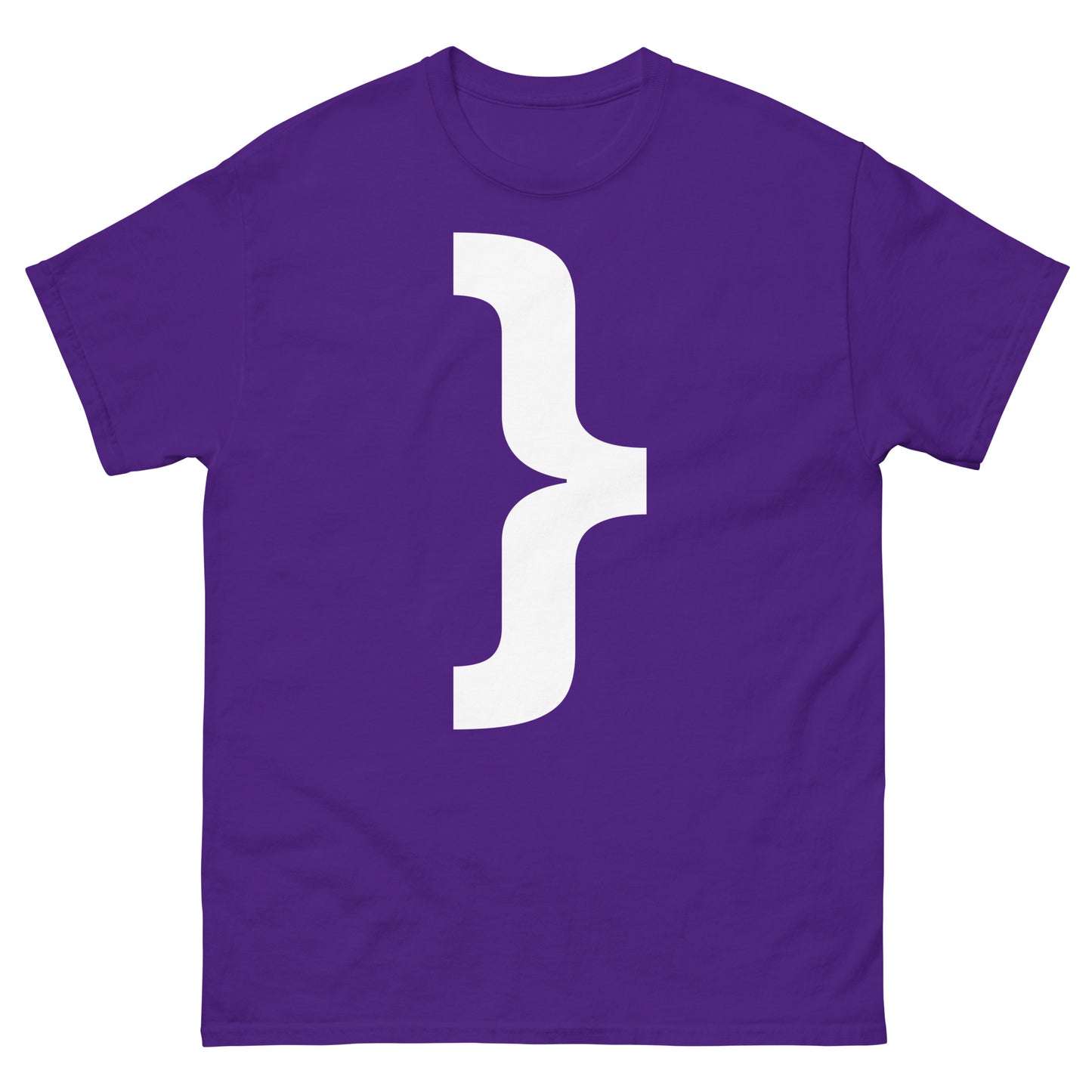 "Right curly brace symbol WL" Men's classic tee